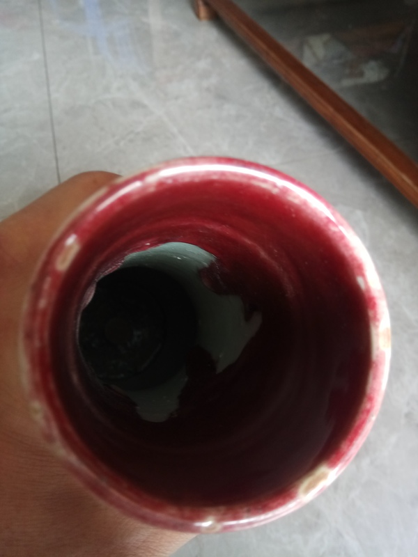 古玩陶瓷無與倫比巨無霸紅釉瓶拍賣,當前價格9999元