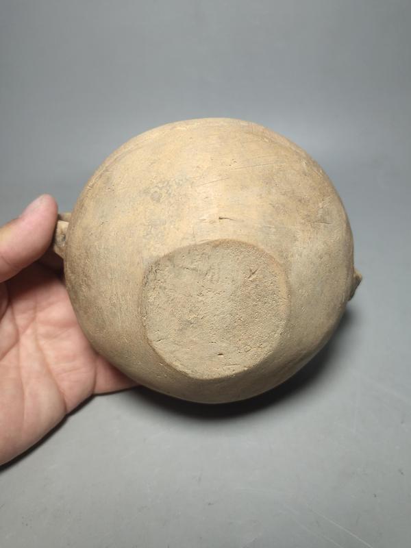古玩陶瓷馬家窯太陽紋彩繪雙耳罐(精品彩陶)拍賣,當前價格5500元