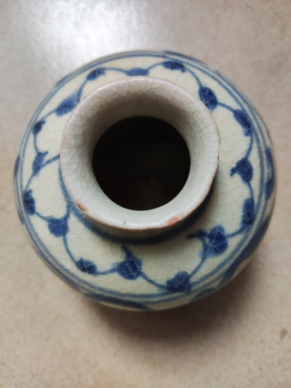 古玩陶瓷瑞獸紋青花水盂拍賣，當(dāng)前價(jià)格1688元