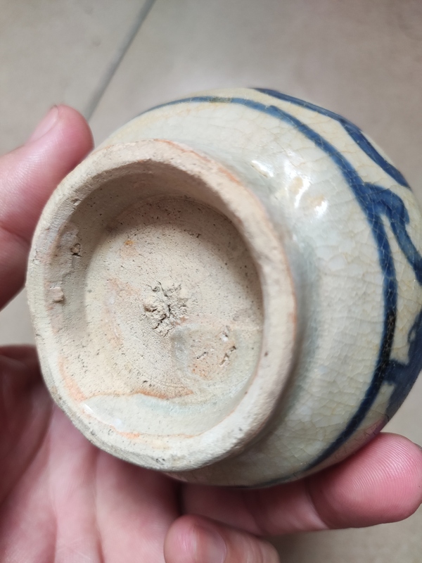 古玩陶瓷瑞獸紋青花水盂拍賣，當(dāng)前價(jià)格1688元