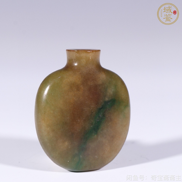 古玩玉器翡翠鼻煙壺真品鑒賞圖