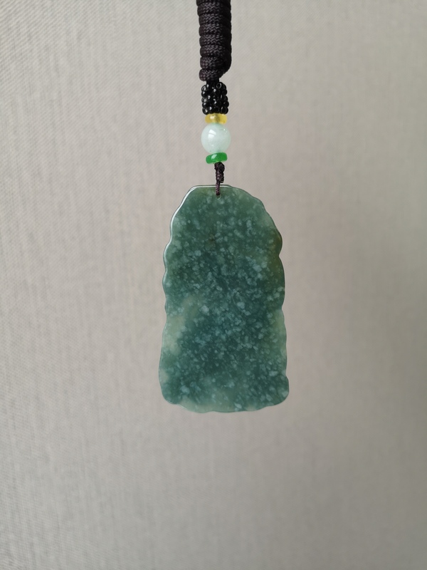 古玩玉器翡翠龍牌拍賣,當前價格550元