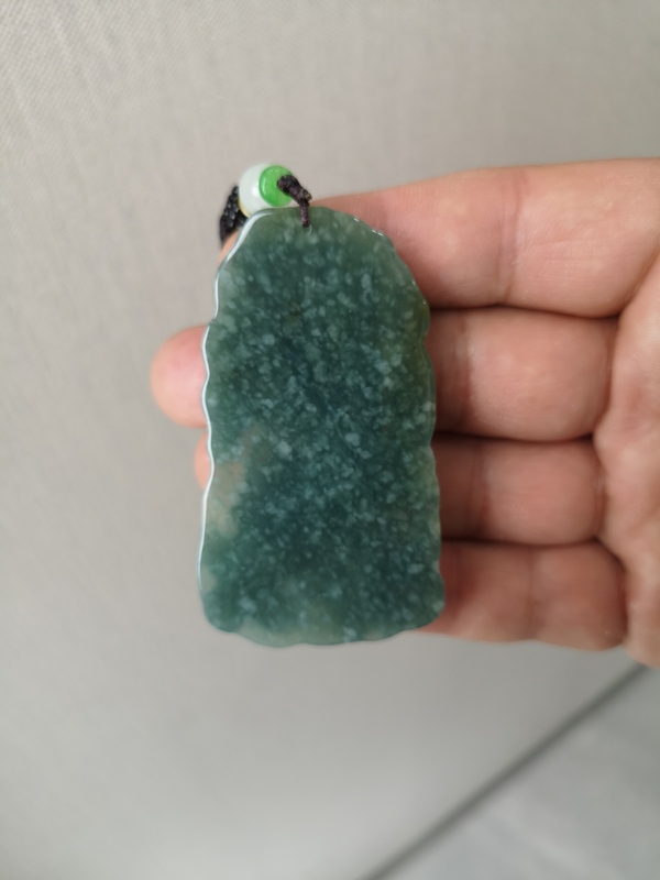 古玩玉器翡翠龍牌拍賣,當前價格550元