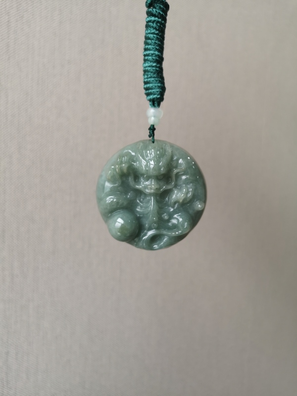 古玩玉器翡翠龍牌拍賣,當(dāng)前價(jià)格567元