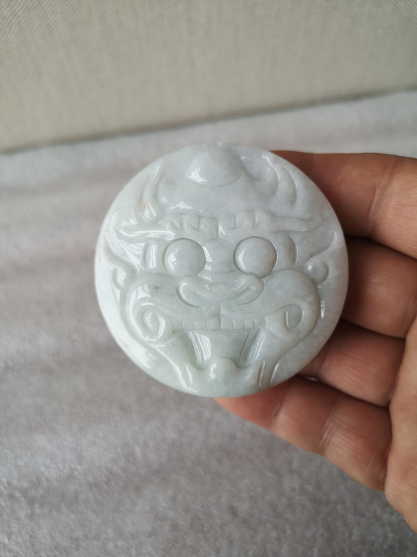 古玩玉器獸面紋帶穿拍賣,當前價格260元