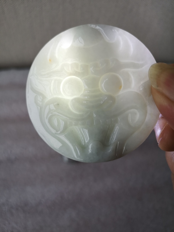 古玩玉器獸面紋帶穿拍賣,當前價格260元