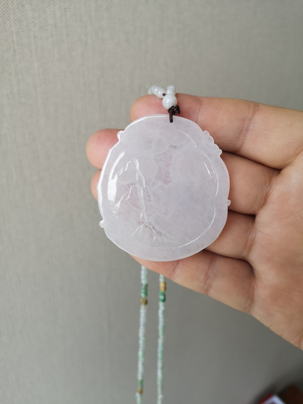 古玩玉器翡翠觀音牌拍賣,當(dāng)前價格678元
