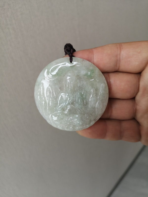 古玩玉器觀音牌子拍賣,當前價格580元