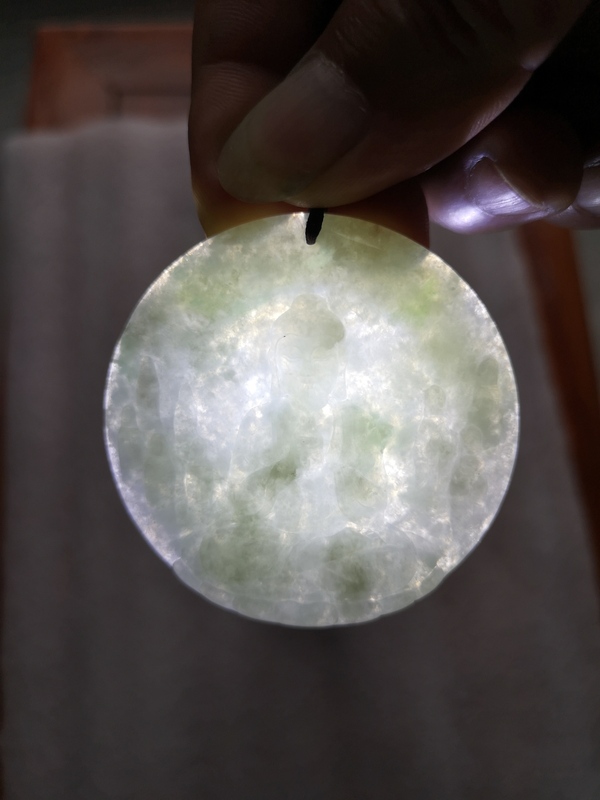 古玩玉器觀音牌子拍賣,當前價格580元