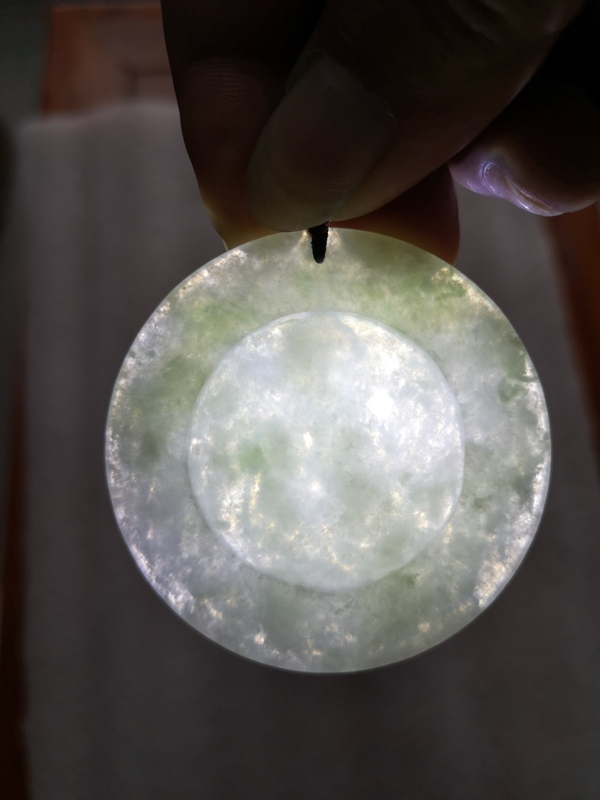 古玩玉器觀音牌子拍賣,當前價格580元