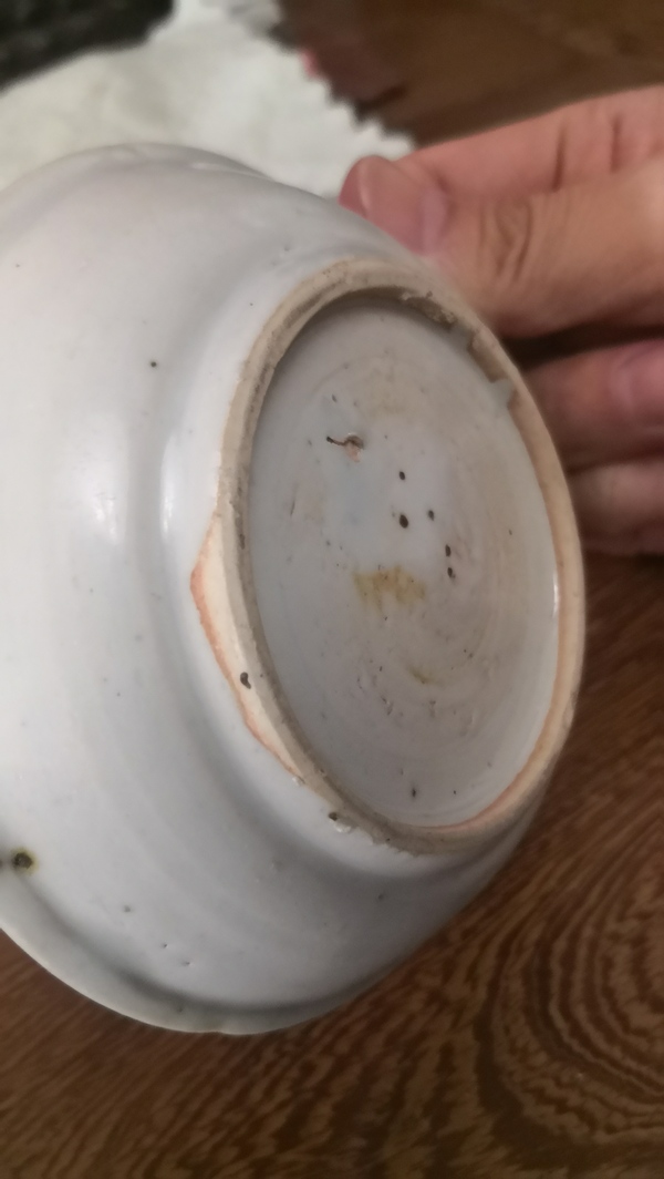 古玩陶瓷折枝花卉紋青花盤拍賣,當前價格680元