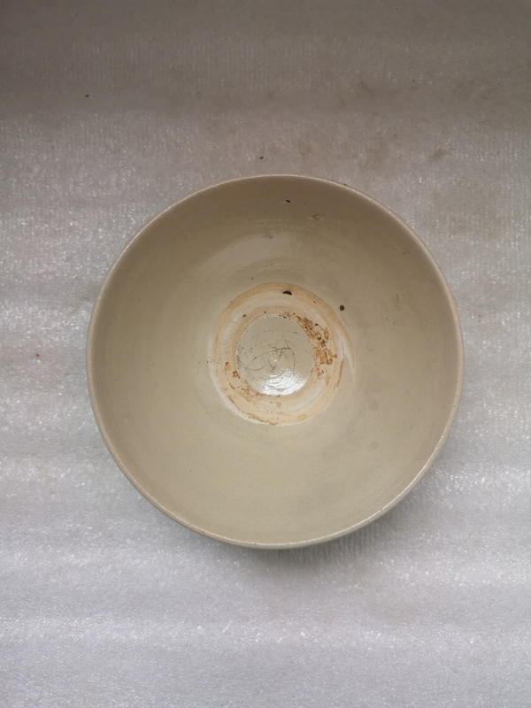 古玩陶瓷磁州窯白釉碗拍賣(mài),當(dāng)前價(jià)格450元