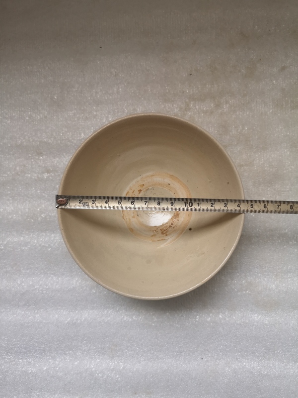 古玩陶瓷磁州窯白釉碗拍賣(mài),當(dāng)前價(jià)格450元