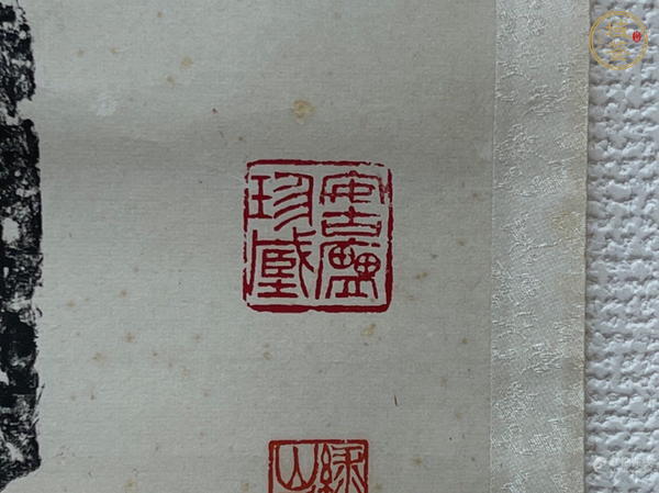 古玩字畫北魏比丘尼法光造像墨拓真品鑒賞圖