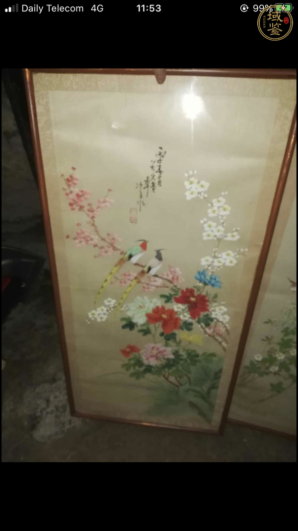 古玩字畫花鳥真品鑒賞圖