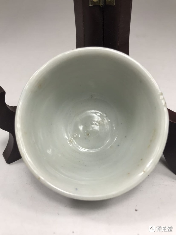 古玩陶瓷青花杯拍賣,當前價格200元