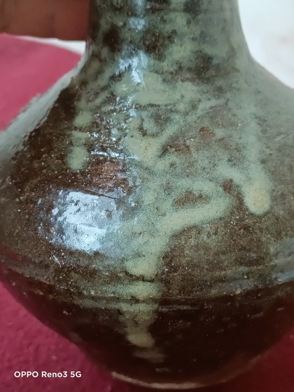 古玩陶瓷褐釉壺拍賣,當(dāng)前價(jià)格1000元