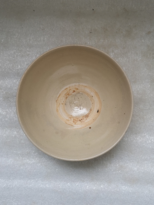 古玩陶瓷磁州窯白釉碗拍賣(mài),當(dāng)前價(jià)格450元