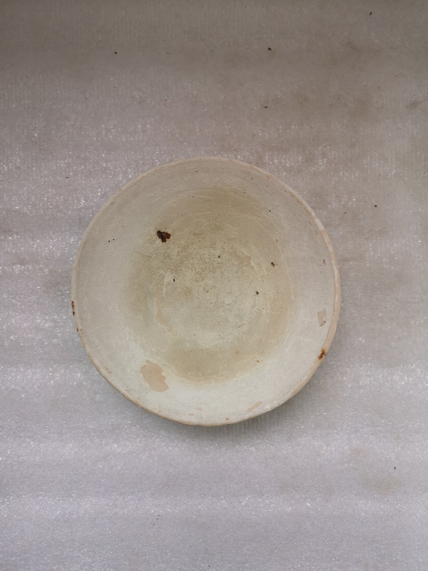古玩陶瓷磁州窯白釉碗拍賣,當前價格168元