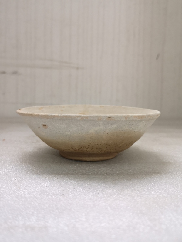 古玩陶瓷磁州窯白釉碗拍賣,當前價格168元