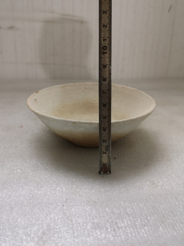 古玩陶瓷磁州窯白釉碗拍賣,當前價格168元