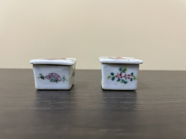 古玩陶瓷粉彩麒麟送子紋方形蓋盒一對(duì)拍賣,當(dāng)前價(jià)格2588元