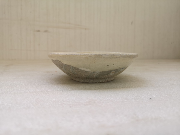 古玩陶瓷磁州窯白釉盞拍賣,當前價格580元