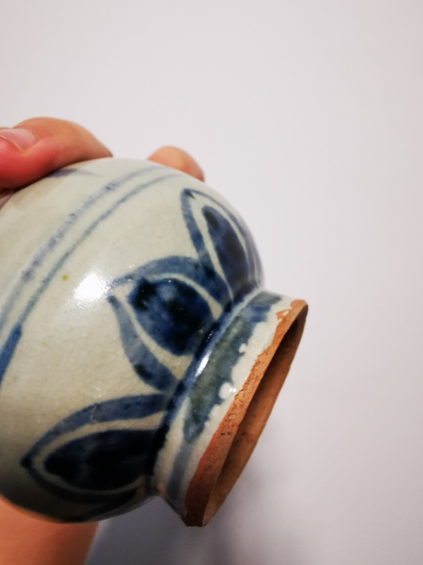 古玩陶瓷精品明代青花花鳥玉壺春拍賣,當前價格1688元