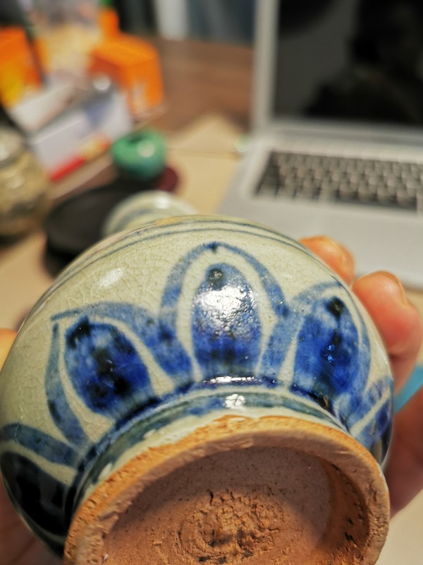 古玩陶瓷精品明代青花花鳥玉壺春拍賣,當前價格1688元