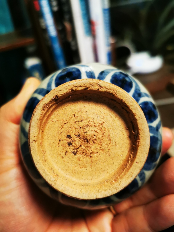 古玩陶瓷精品明代青花花鳥玉壺春拍賣,當前價格1688元