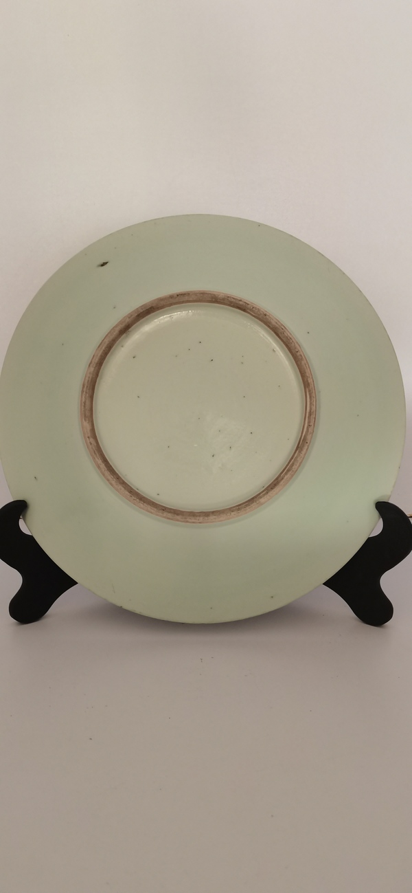 古玩陶瓷花卉紋粉彩盤拍賣,當前價格2000元