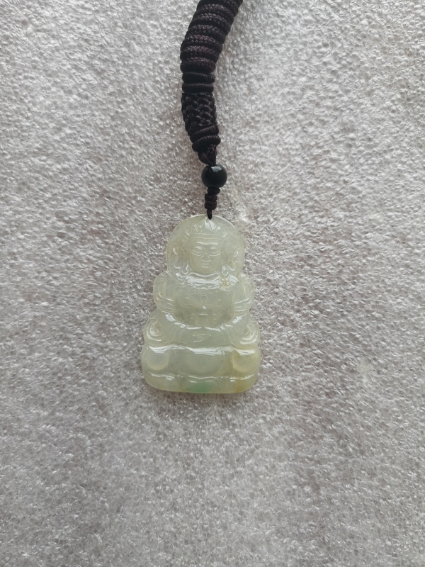 古玩玉器翡翠觀音拍賣,當前價格850元