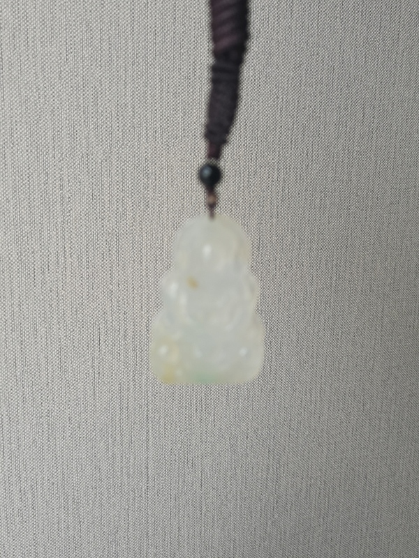 古玩玉器翡翠觀音拍賣,當前價格850元