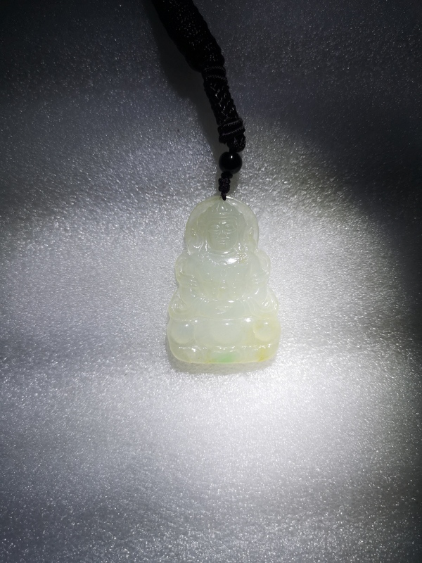 古玩玉器翡翠觀音拍賣,當前價格850元