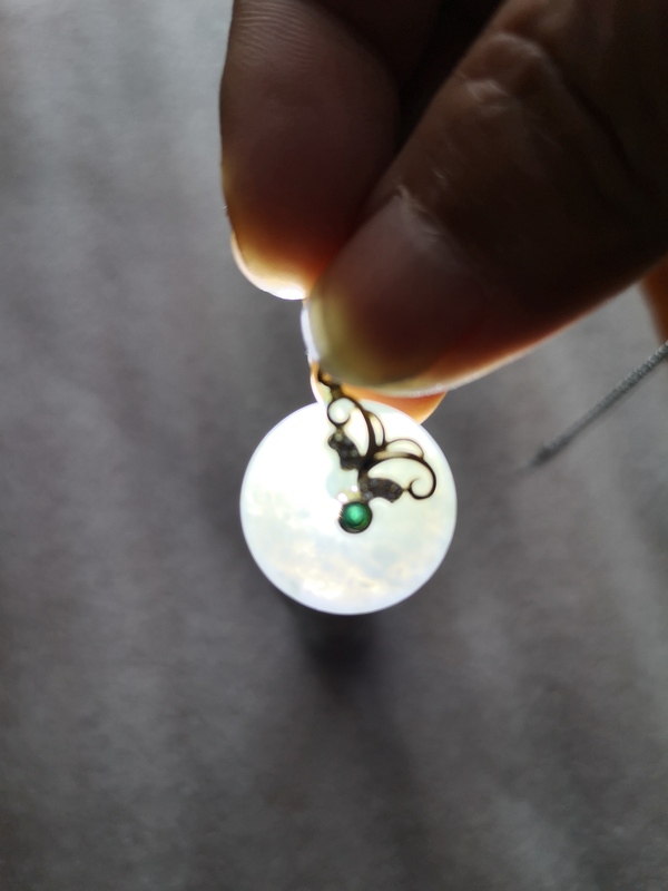 古玩玉器鑲嵌平安扣拍賣,當(dāng)前價(jià)格298元