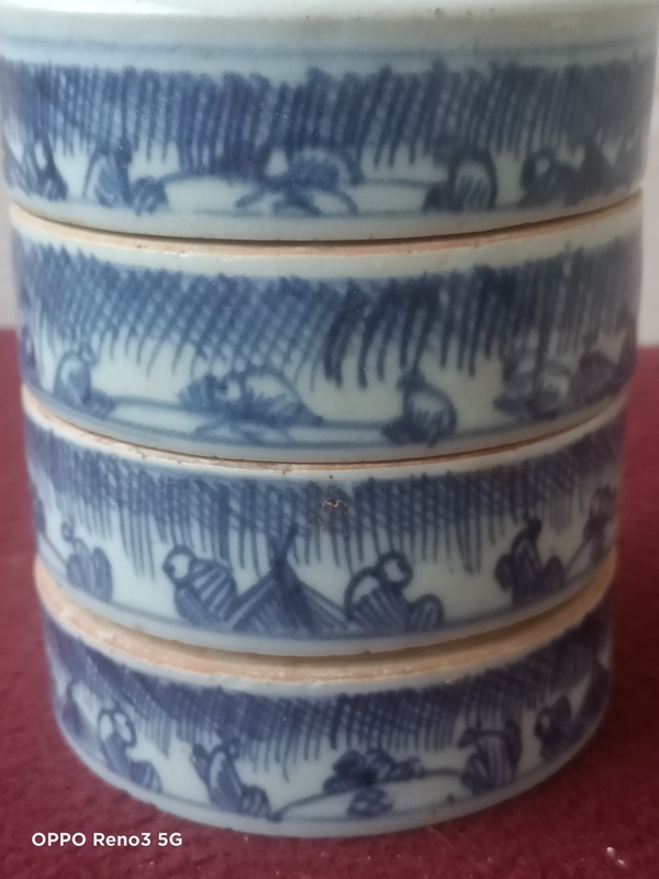 古玩陶瓷青花百子疊盒拍賣,當(dāng)前價(jià)格4800元