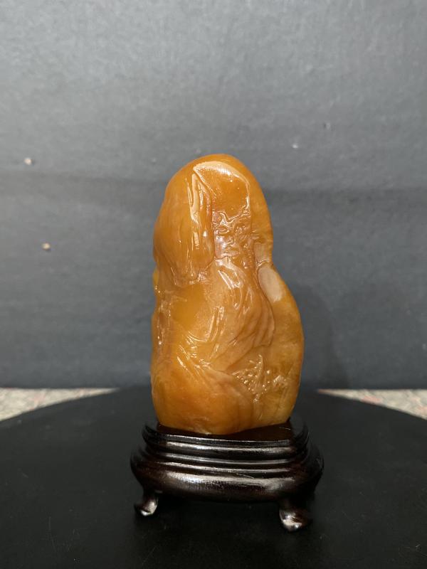 古玩杂项（特惠价）寿山坑头田黄石雕拍卖，当前价格2999元