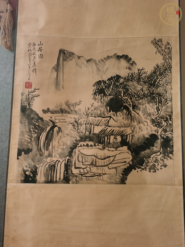 古玩字畫山水畫真品鑒賞圖