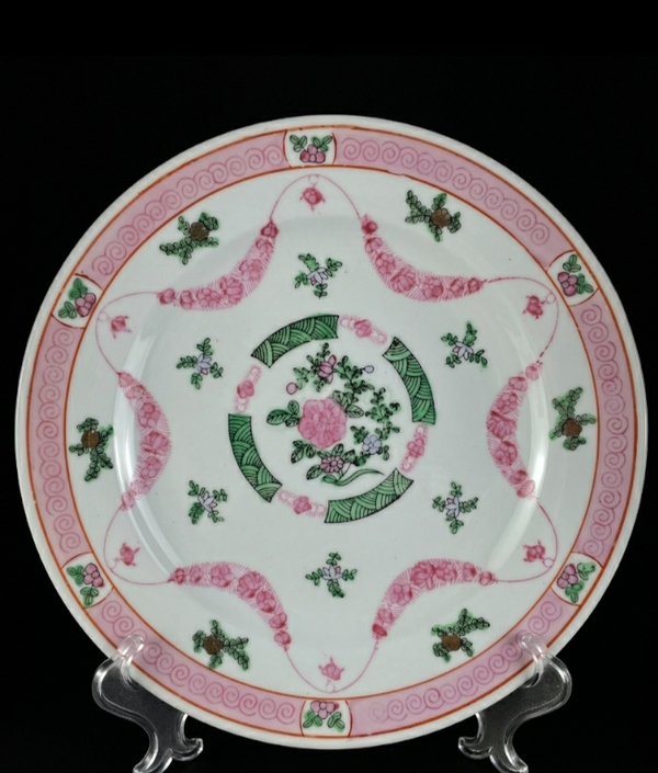 古玩陶瓷花卉紋彩繪盤拍賣,當(dāng)前價(jià)格1698元