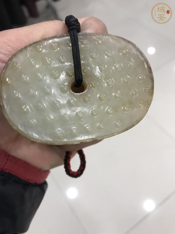 古玩玉器乳釘紋玉璧真品鑒賞圖