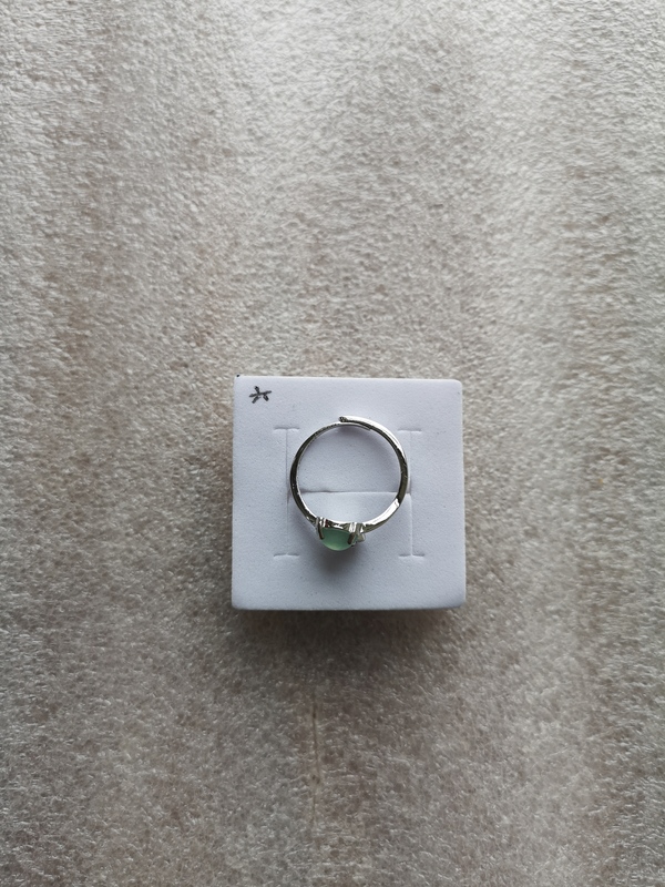 古玩玉器翡翠戒指拍賣,當前價格150元