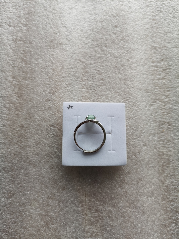 古玩玉器翡翠戒指拍賣,當前價格150元