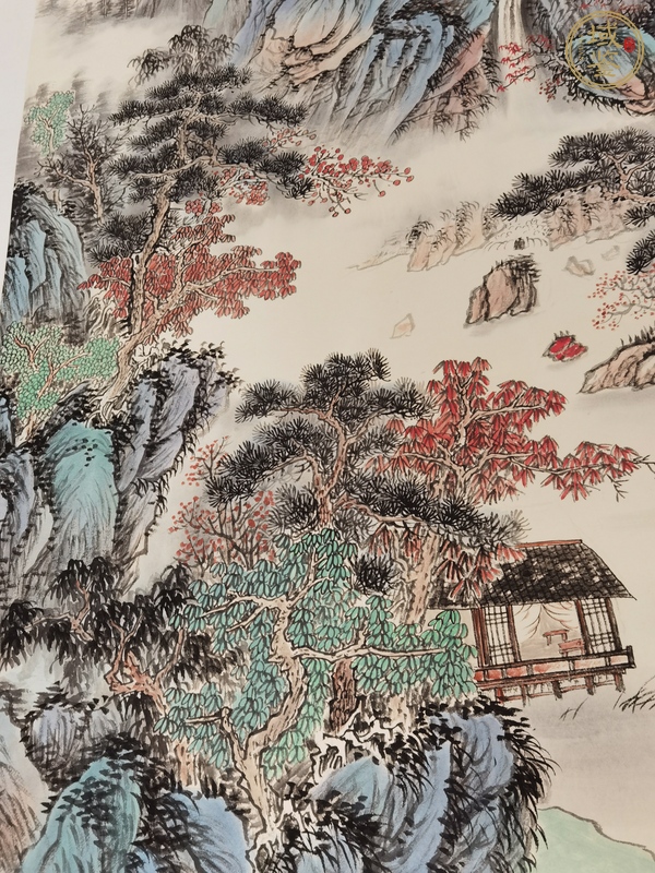 古玩字畫山水畫 真品鑒賞圖