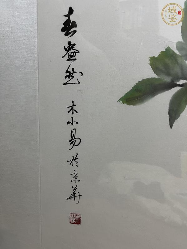 古玩字畫楊金愛牡丹圖真品鑒賞圖