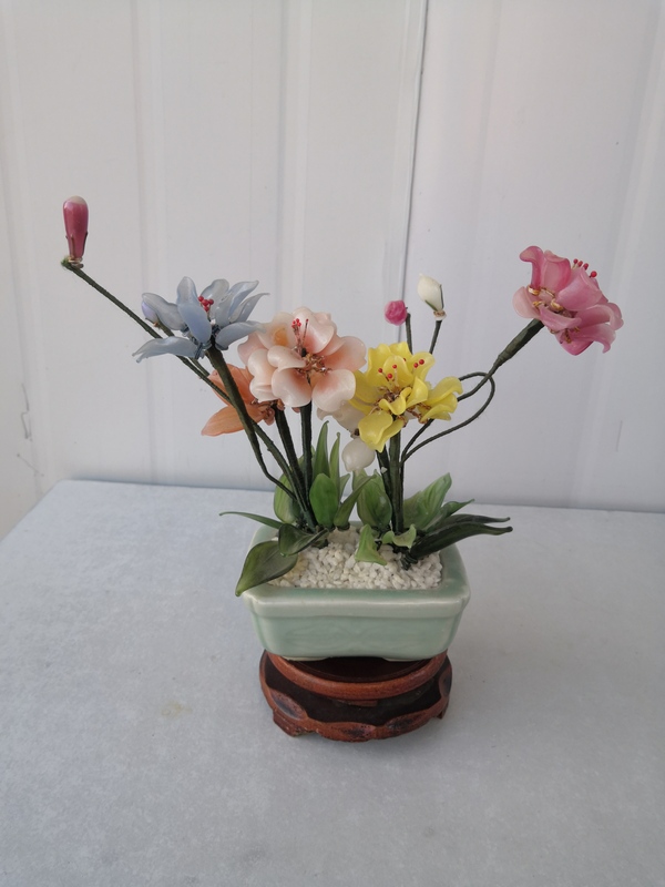 古玩陶瓷瓷胎青釉花盆拍賣,當(dāng)前價(jià)格500元