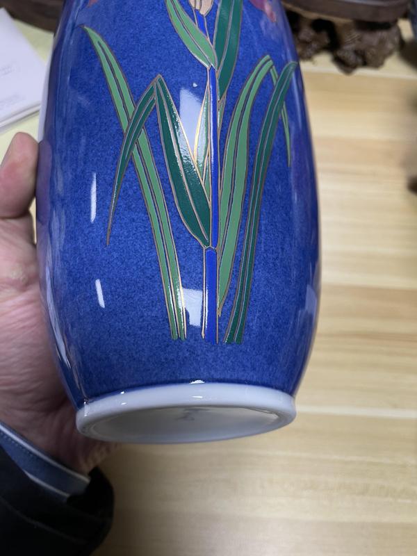 古玩陶瓷富貴 蘭花 花卉紋瓶拍賣,當前價格360元