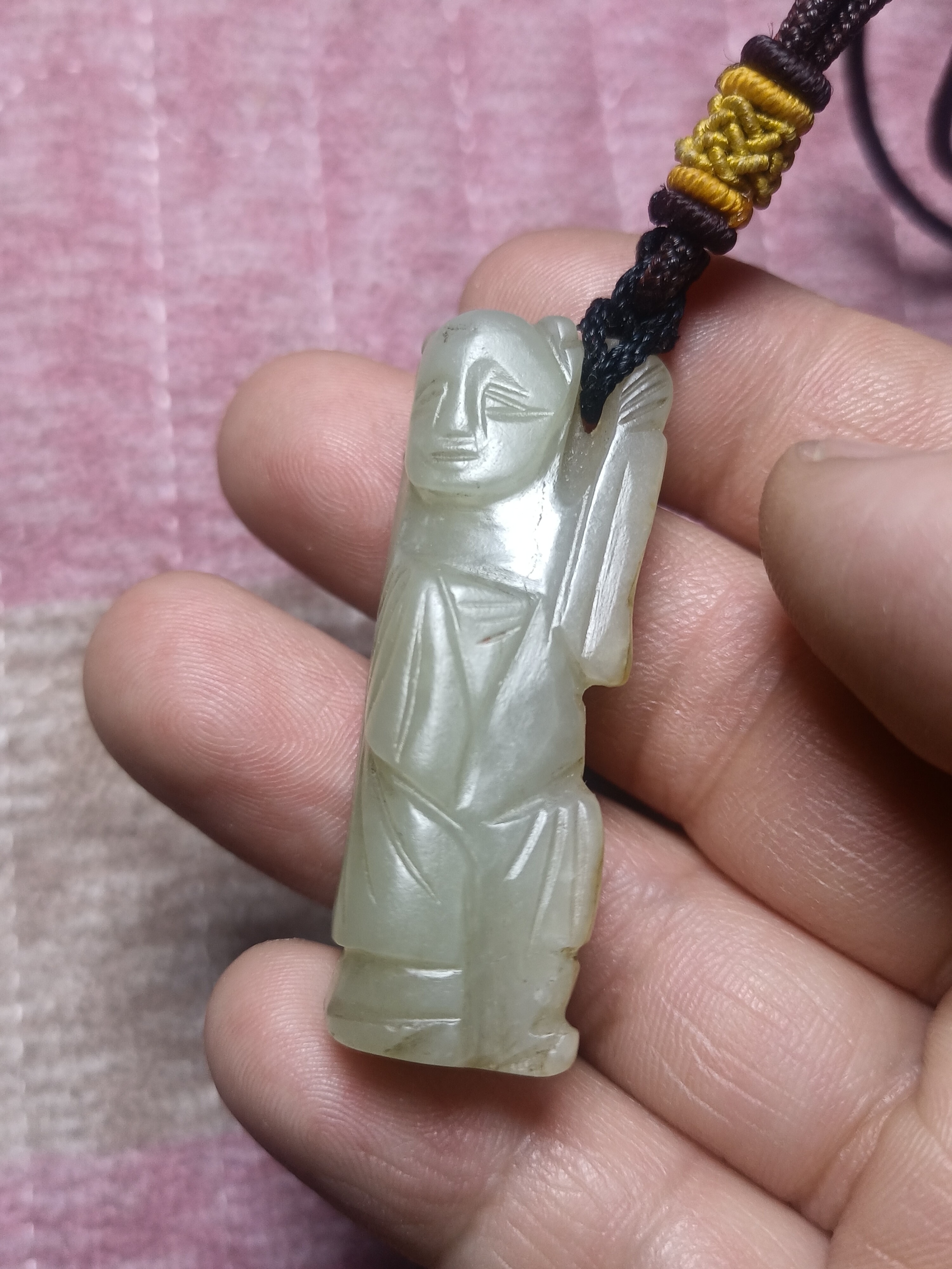 域鉴古玩】清代和田玉童子鉴定结果_清代和田玉童子真假鉴别