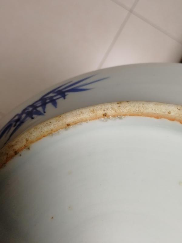 古玩陶瓷蓮花紋青花賞盤拍賣,當(dāng)前價(jià)格16000元