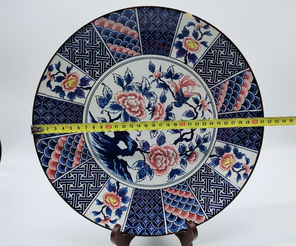 古玩陶瓷花卉紋盤拍賣,當前價格398元