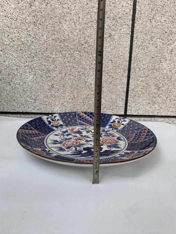 古玩陶瓷花卉紋盤拍賣,當前價格398元